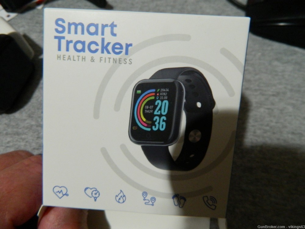 Smart tracker wrist watch health & fitness, others listed -img-1
