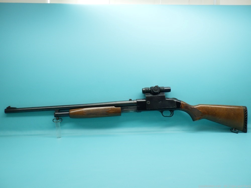 Mossberg 500A 12ga 3" 24" Slugster bbl Shotgun W/ Red Dot-img-4