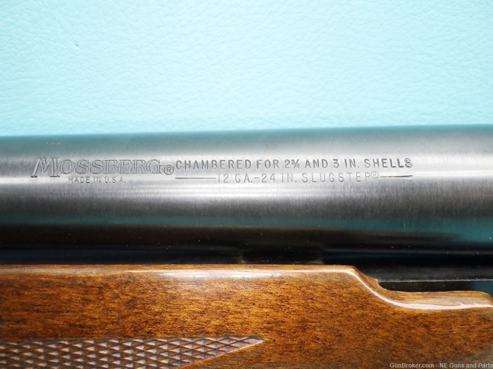 Mossberg 500A 12ga 3" 24" Slugster bbl Shotgun W/ Red Dot-img-8