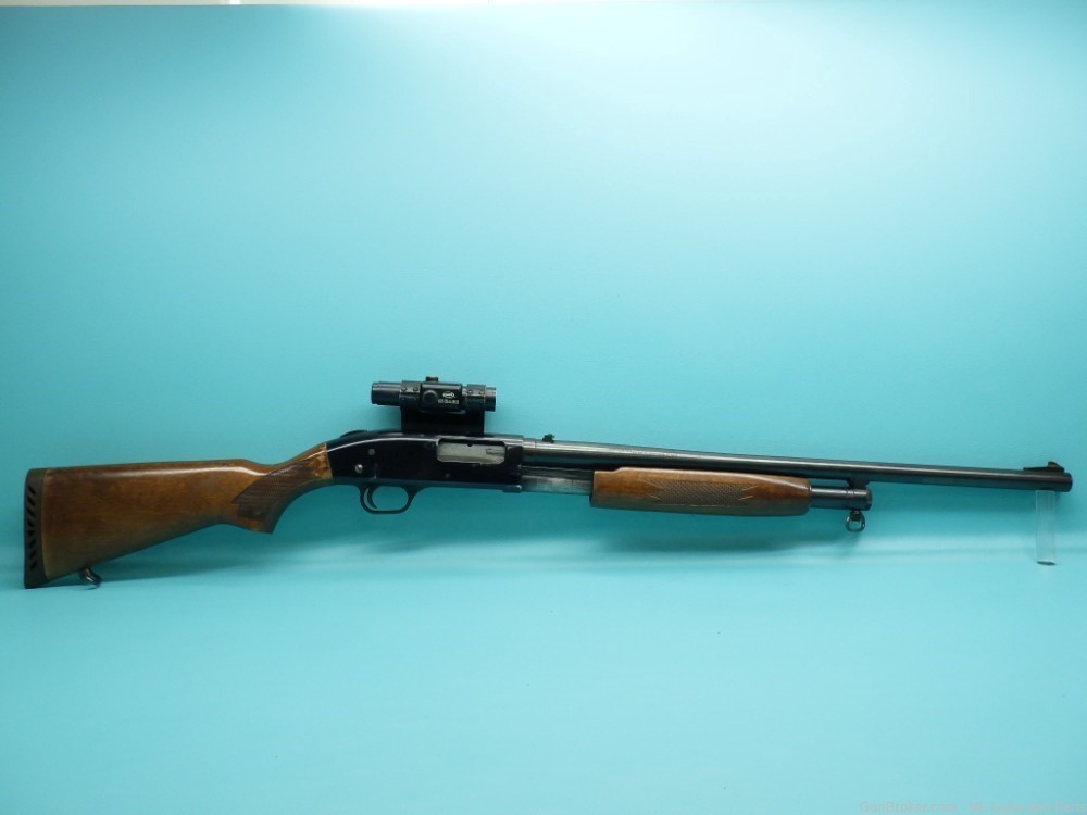 Mossberg 500A 12ga 3" 24" Slugster bbl Shotgun W/ Red Dot-img-0