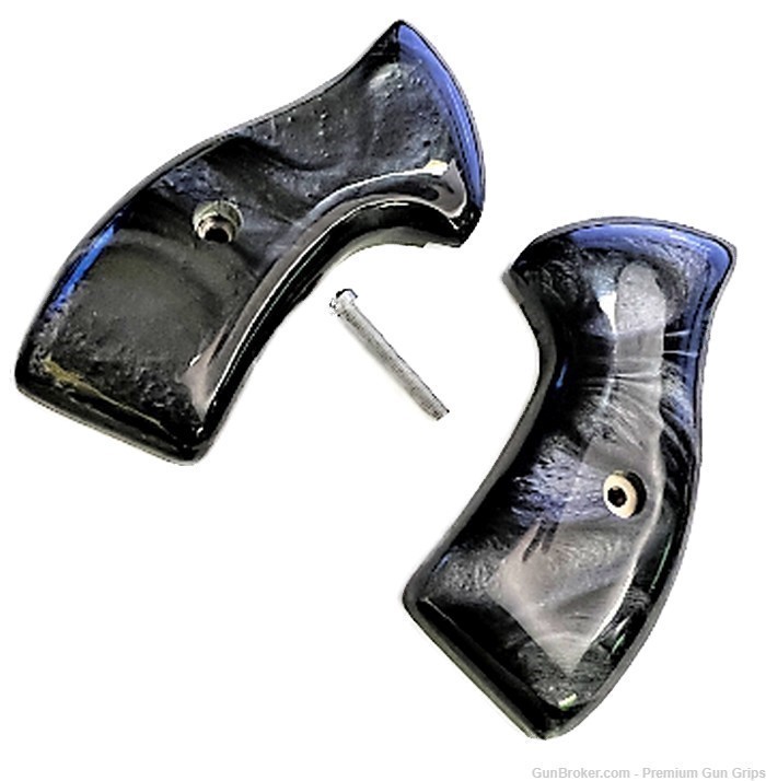 Charter Arms Grips universal fit Black Fire Pearl-img-2