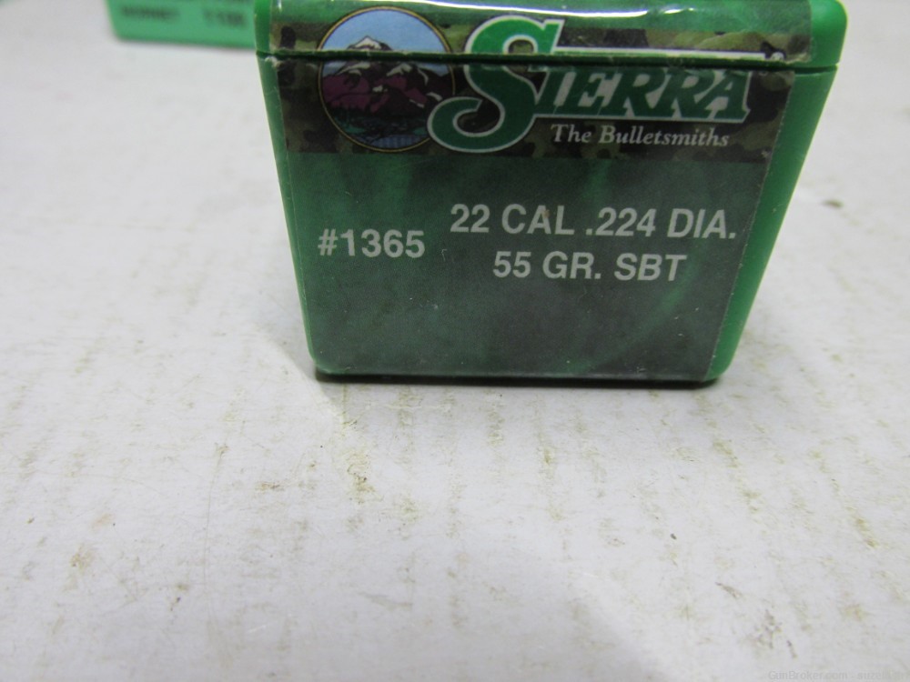 [Quinn] Sierra bullets  66 pcs  22 cal 55 gr sp 224 dia SBT-img-2