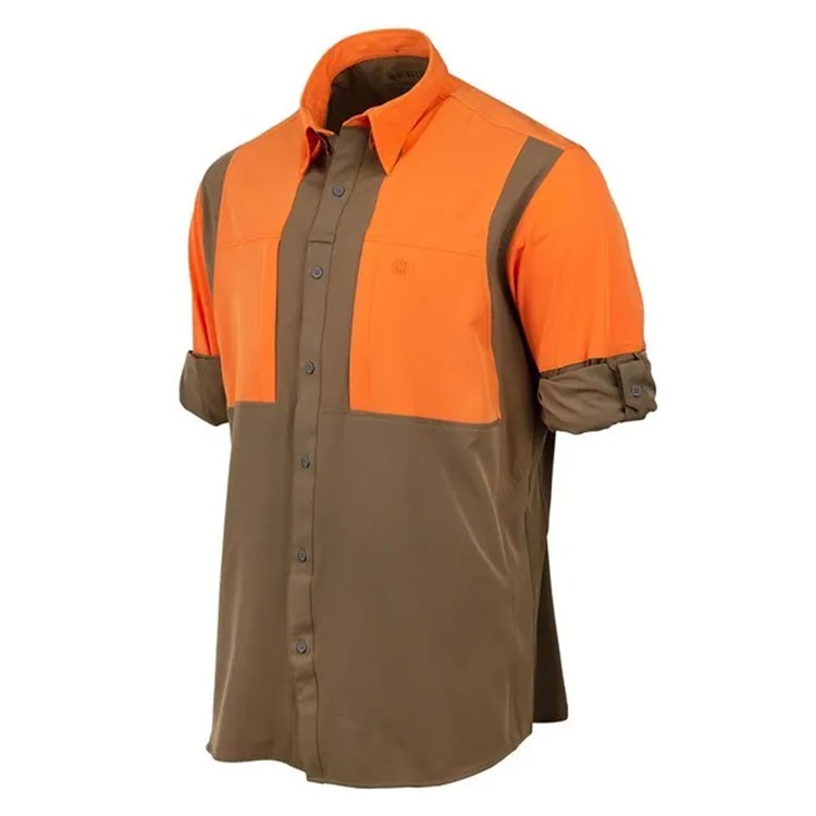 BERETTA Tkad Flex Shirt, Color: Tobacco And Blaze Orange, Size: XL-img-2