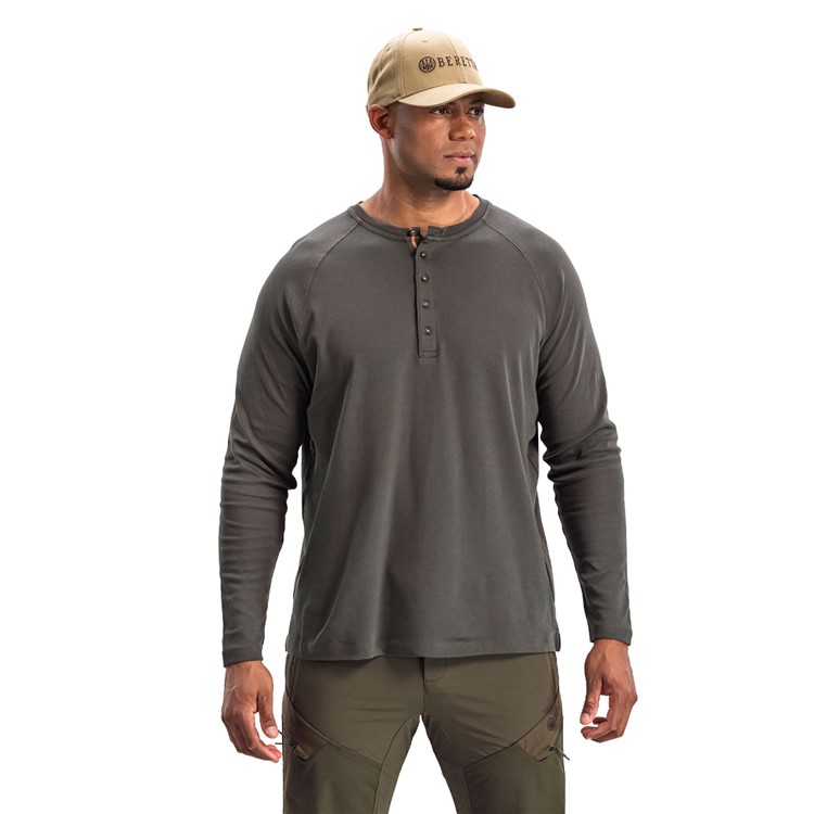 BERETTA Scout Performance Henley, Color: Green Moss, Size: S-img-3