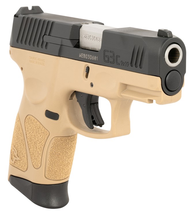 Taurus G3C Compact 9mm Luger Pistol 3.26 Tan 1G3C931T-img-2