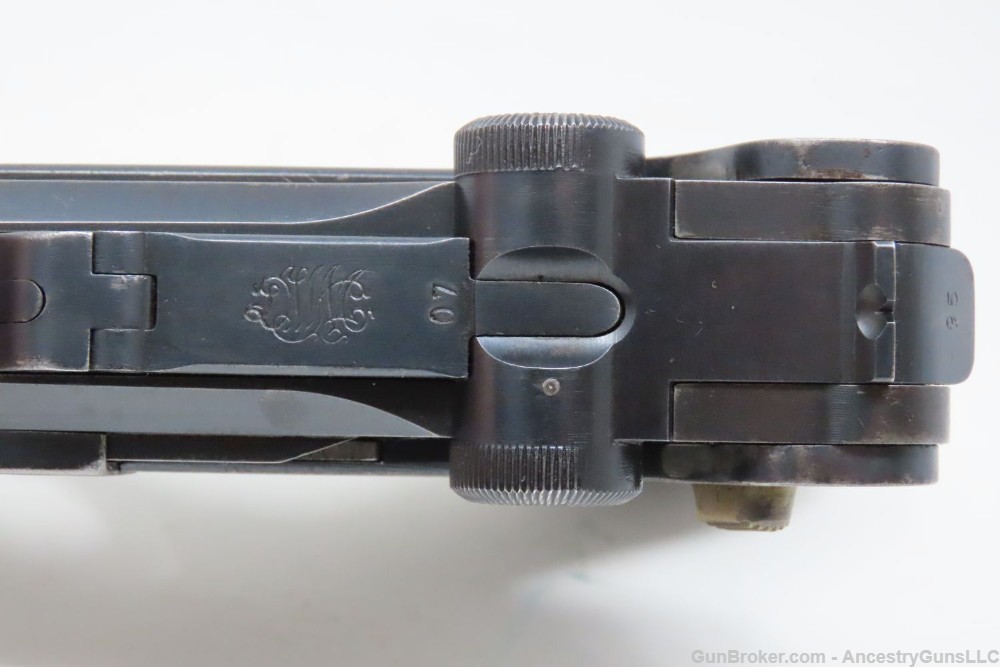 1915 WORLD WAR I LUGER DWM 9x19mm Parabellum GERMAN MILITARY Pistol WW1 Ico-img-10