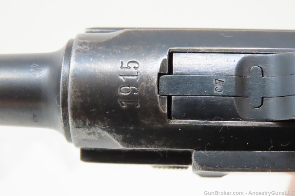 1915 WORLD WAR I LUGER DWM 9x19mm Parabellum GERMAN MILITARY Pistol WW1 Ico-img-11
