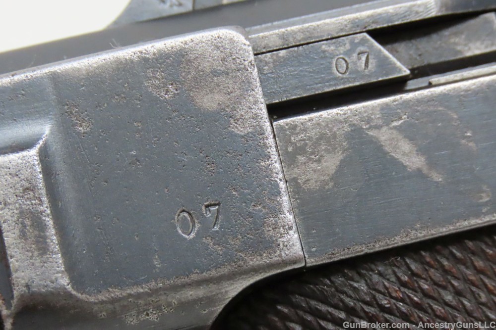 1915 WORLD WAR I LUGER DWM 9x19mm Parabellum GERMAN MILITARY Pistol WW1 Ico-img-7