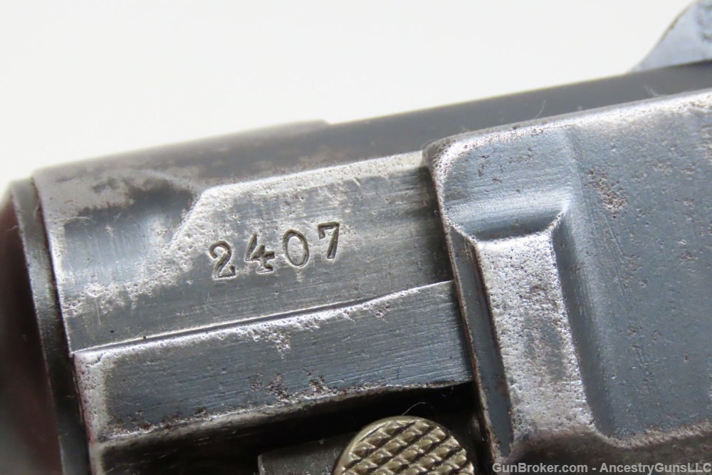 1915 WORLD WAR I LUGER DWM 9x19mm Parabellum GERMAN MILITARY Pistol WW1 Ico-img-5