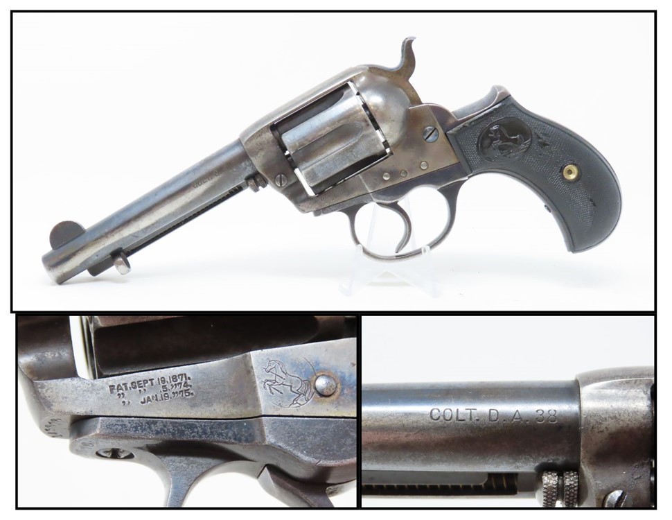 1903 COLT Model 1877 “LIGHTNING” .38 Long Colt Double Action REVOLVER C&R C-img-0