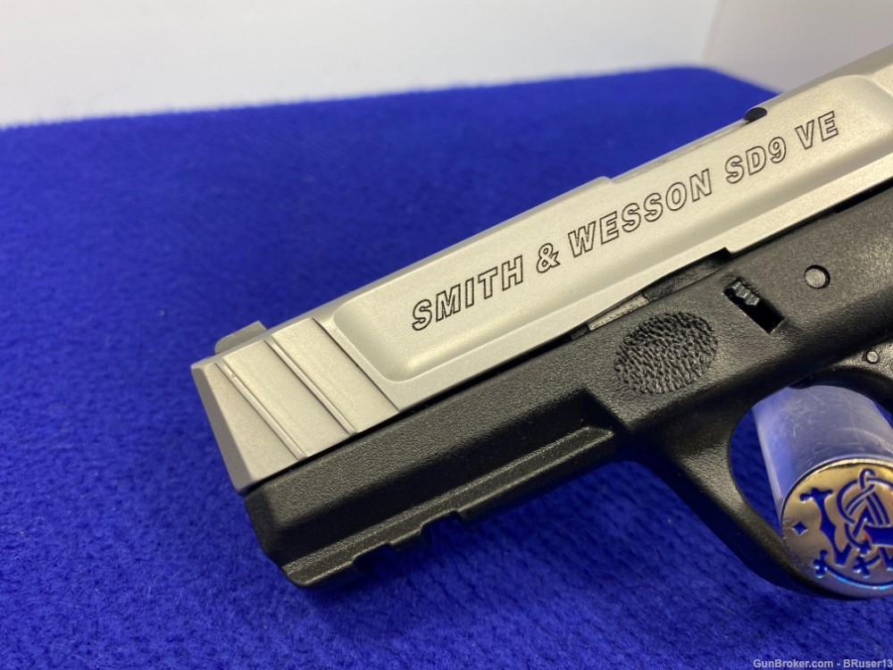 Smith Wesson SD9VE 9mm Stainless 4" *SELF DEFENSE ENHANCED SERIES*-img-10