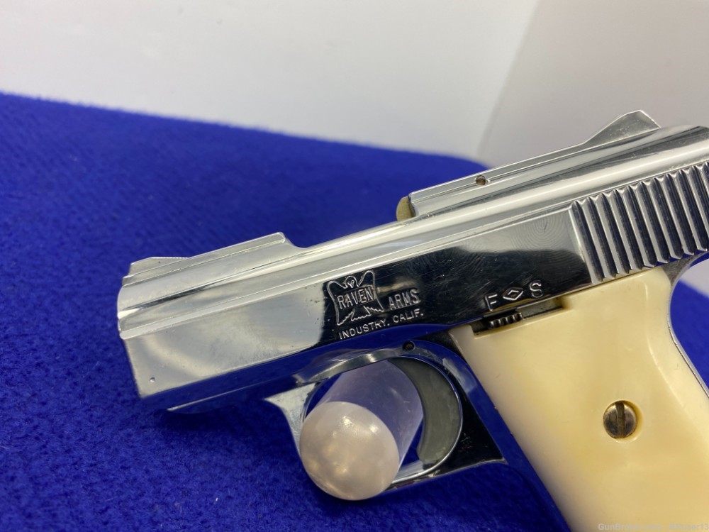 Raven Arms MP-25 .25 ACP Chrome 2 3/8" *AWESOME SEMI-AUTOMATIC PISTOL*-img-5