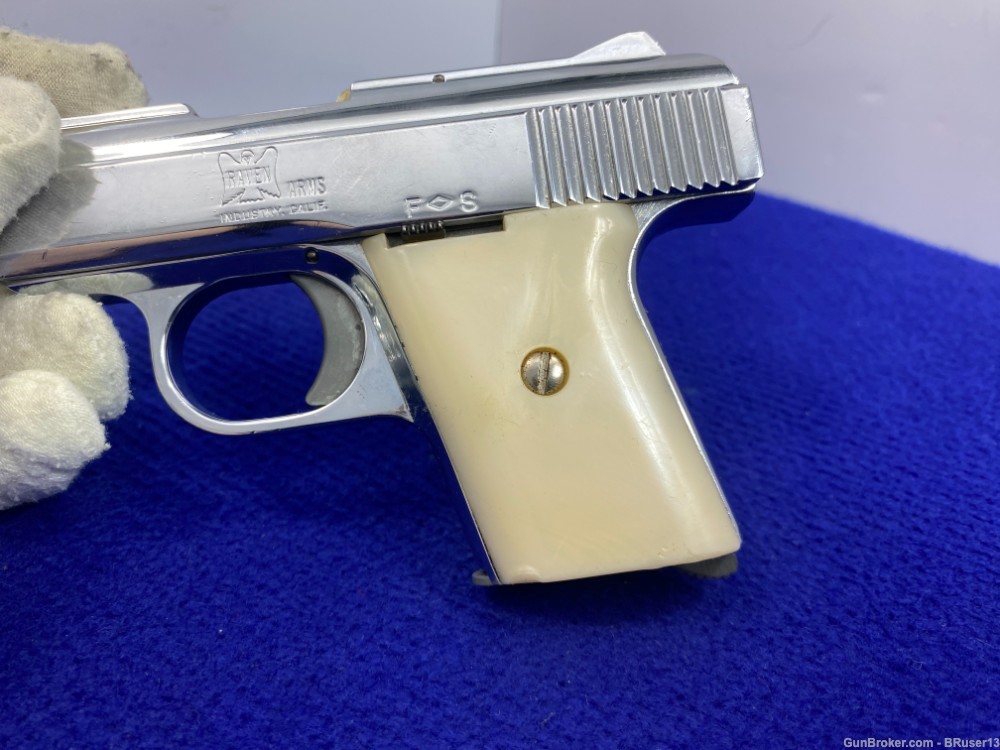 Raven Arms MP-25 .25 ACP Chrome 2 3/8" *AWESOME SEMI-AUTOMATIC PISTOL*-img-27