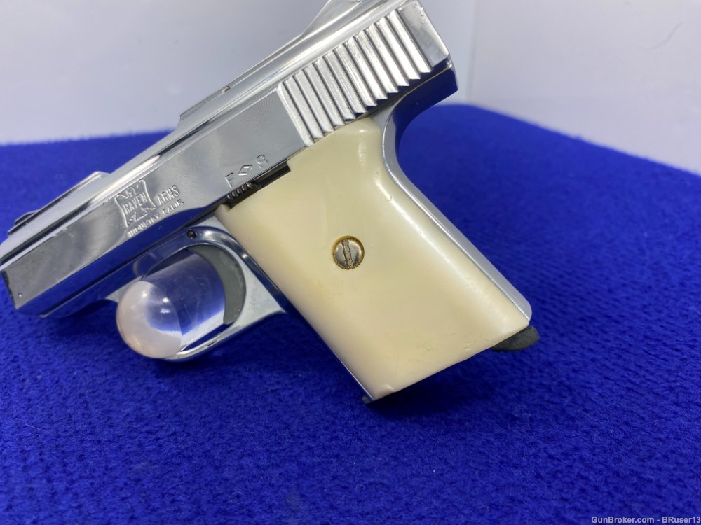 Raven Arms MP-25 .25 ACP Chrome 2 3/8" *AWESOME SEMI-AUTOMATIC PISTOL*-img-2