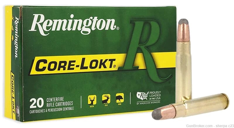 20 Rounds Remington 35 Remington 150 Grain Core-Lokt  Factory New-img-0