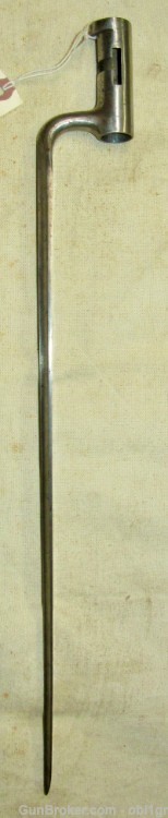 Original Civil War H&P Conversion .69 Caliber Musket Socket Bayonet-img-0