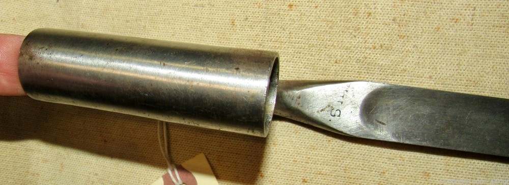 Original Civil War H&P Conversion .69 Caliber Musket Socket Bayonet-img-3