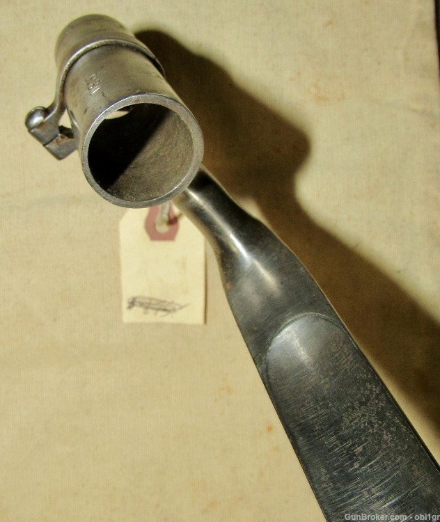 Original Civil War Drake Altered 1841 Mississippi Rifle Socket Bayonet -img-10