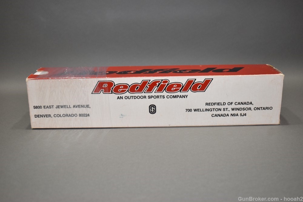 Vintage Redfield 4-Plex Fixed 4 Power Rifle Scope W/Box Duplex Reticle 1"-img-1