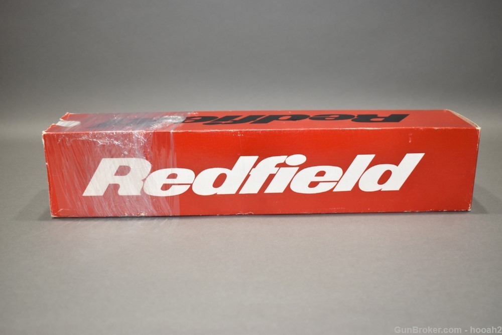 Vintage Redfield 4-Plex Fixed 4 Power Rifle Scope W/Box Duplex Reticle 1"-img-3