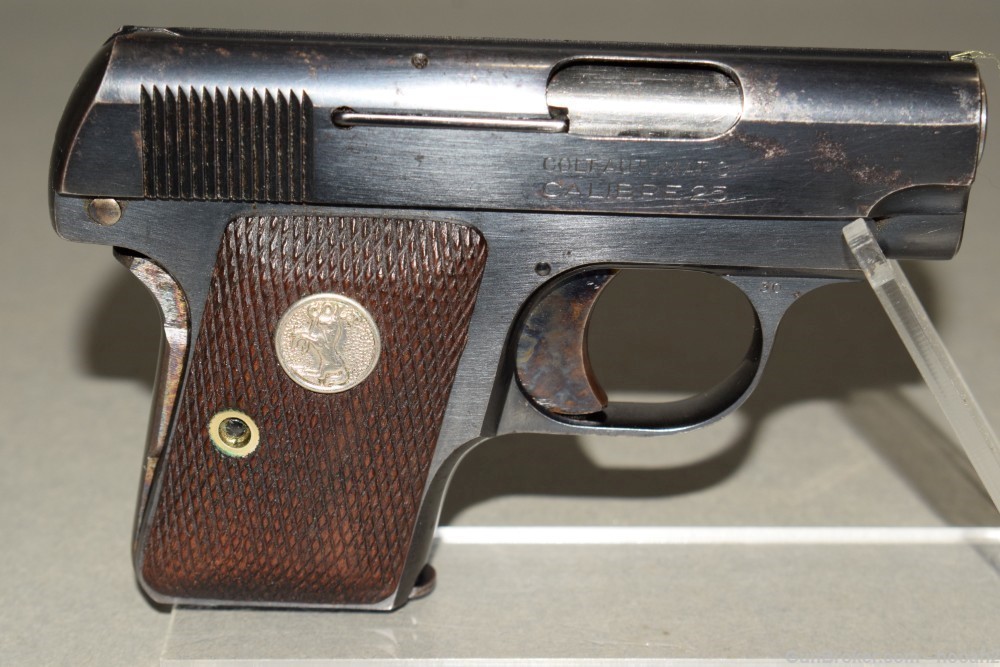 Nice Colt Model 1908 Vest Pocket Semi Auto Pistol 25 ACP 1932 C&R-img-0