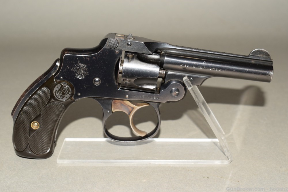 Nice Smith & Wesson 32 Safety Hammerless 3rd Model Revolver 32 S&W C&R-img-0