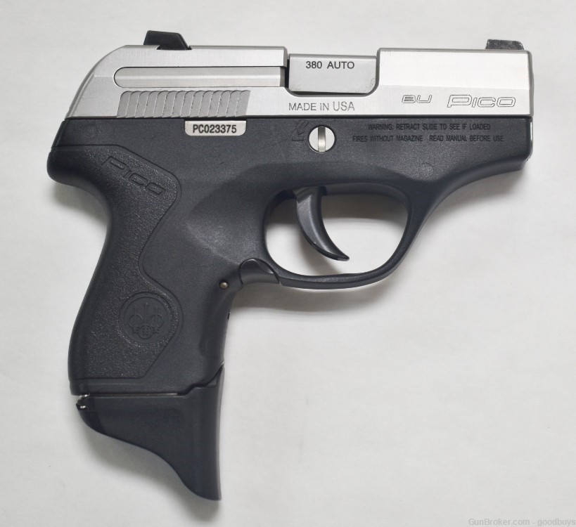 BERETTA PICO .380 ACP AS NEW PENNY SALE 2.7" CCW POCKET PISTOL SALE 2-MAGS-img-1