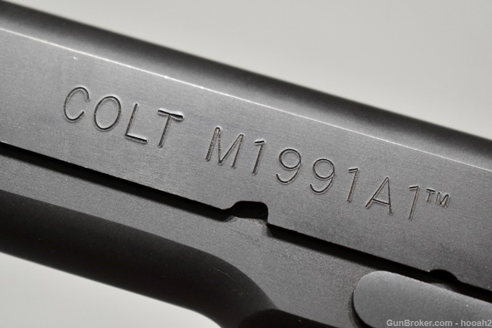 Nice Colt Model M1991A1 Series 80 Semi Auto Pistol 9mm 1998-img-28