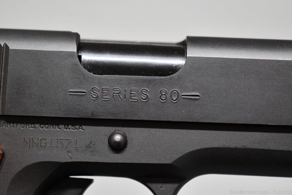 Nice Colt Model M1991A1 Series 80 Semi Auto Pistol 9mm 1998-img-6