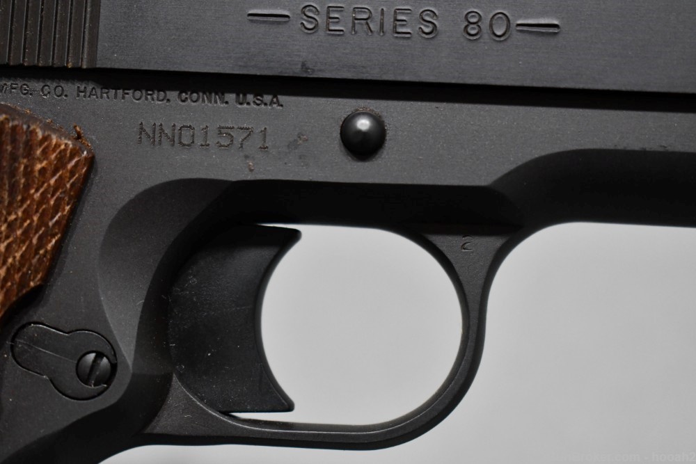 Nice Colt Model M1991A1 Series 80 Semi Auto Pistol 9mm 1998-img-5