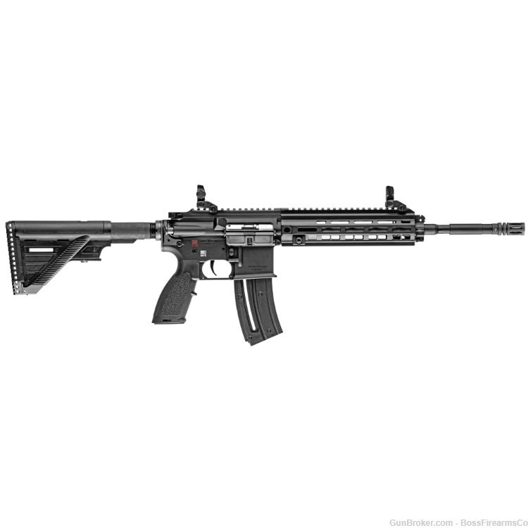 Heckler & Koch HK416 .22 LR Semi-Auto Rifle 16" Black 30rd 81000401-img-0