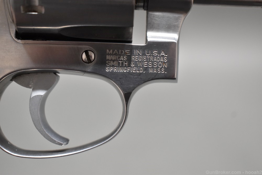 Nice Smith & Wesson Model 63 Kit Gun Stainless Revolver 22 LR 1987-img-5