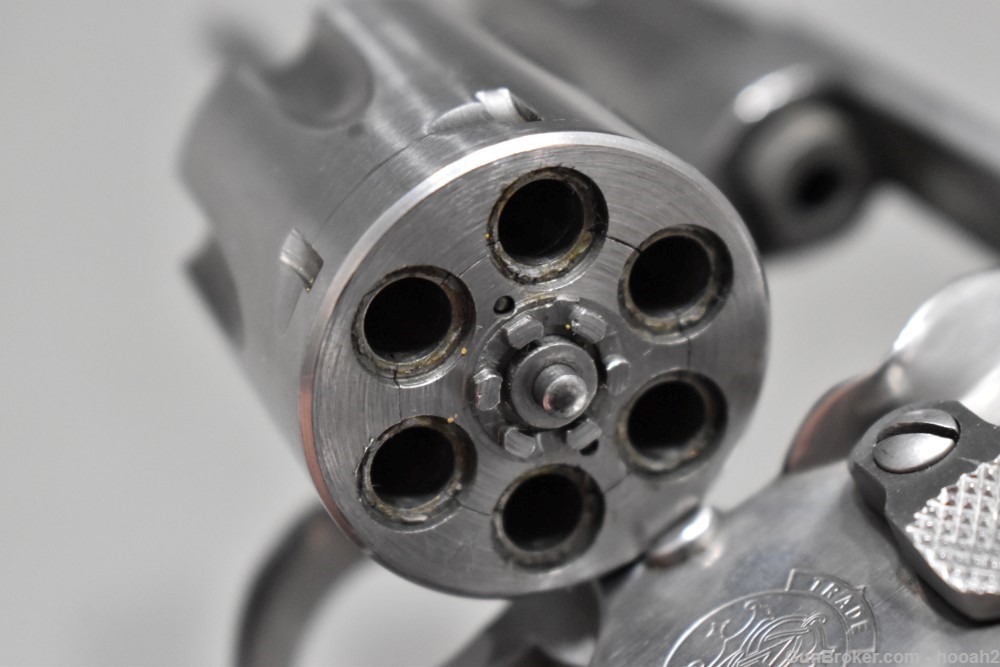 Nice Smith & Wesson Model 63 Kit Gun Stainless Revolver 22 LR 1987-img-28