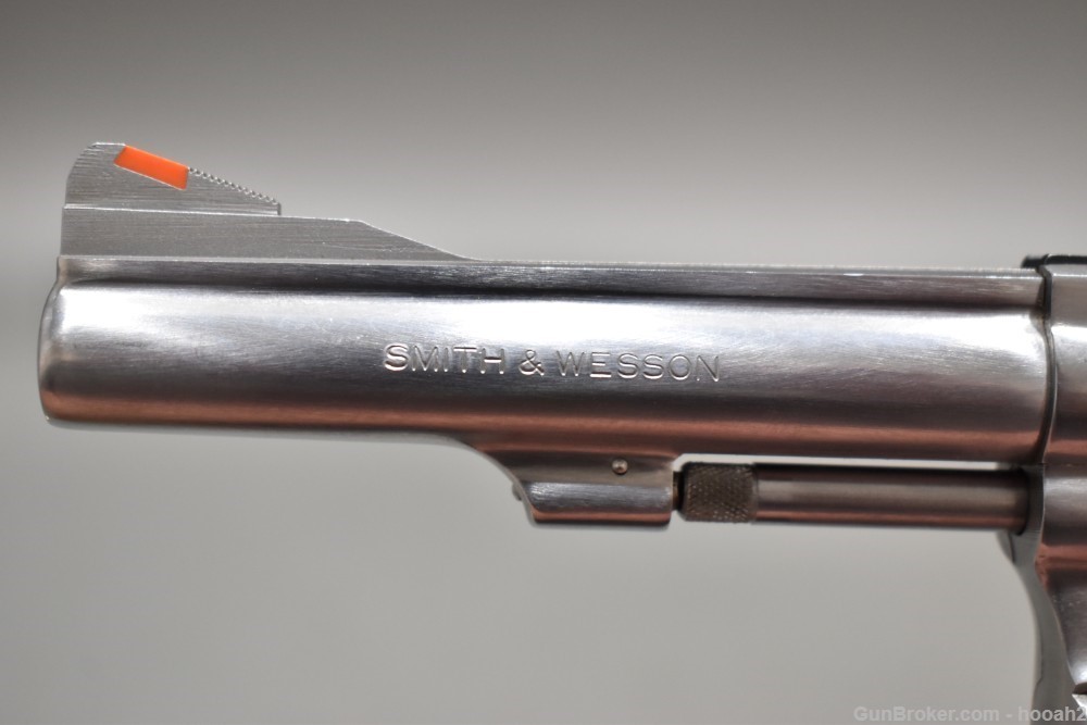 Nice Smith & Wesson Model 63 Kit Gun Stainless Revolver 22 LR 1987-img-14
