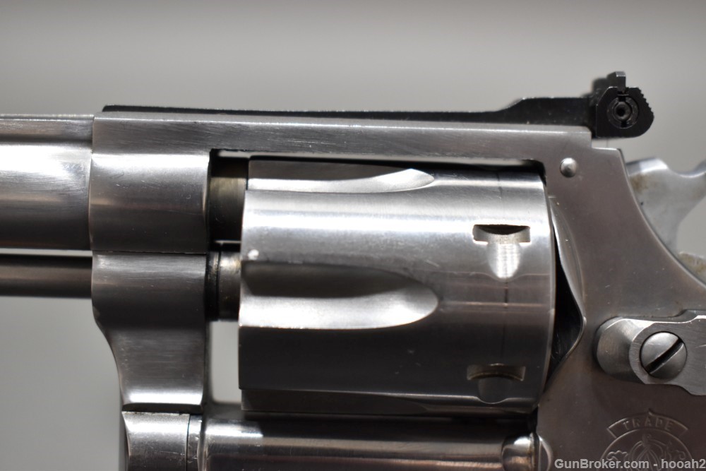 Nice Smith & Wesson Model 63 Kit Gun Stainless Revolver 22 LR 1987-img-12