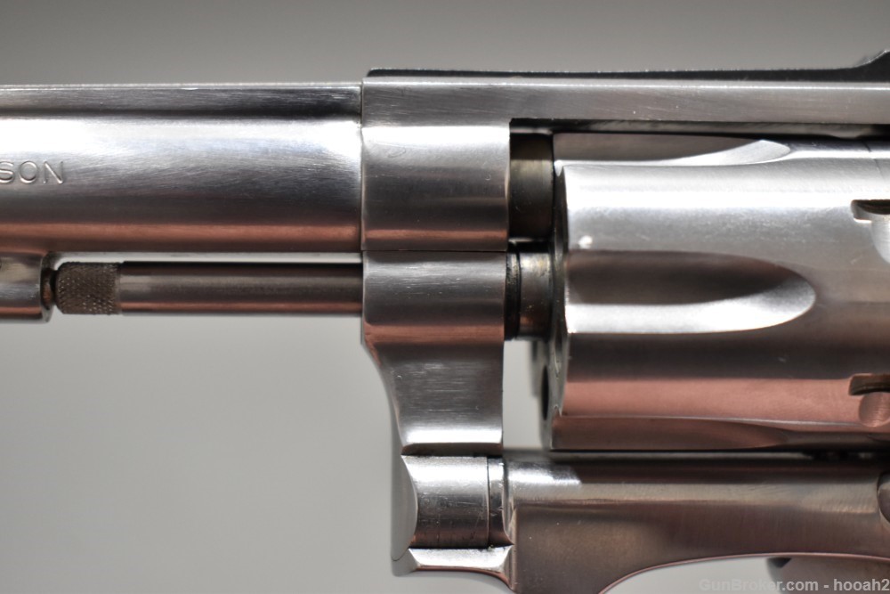 Nice Smith & Wesson Model 63 Kit Gun Stainless Revolver 22 LR 1987-img-13