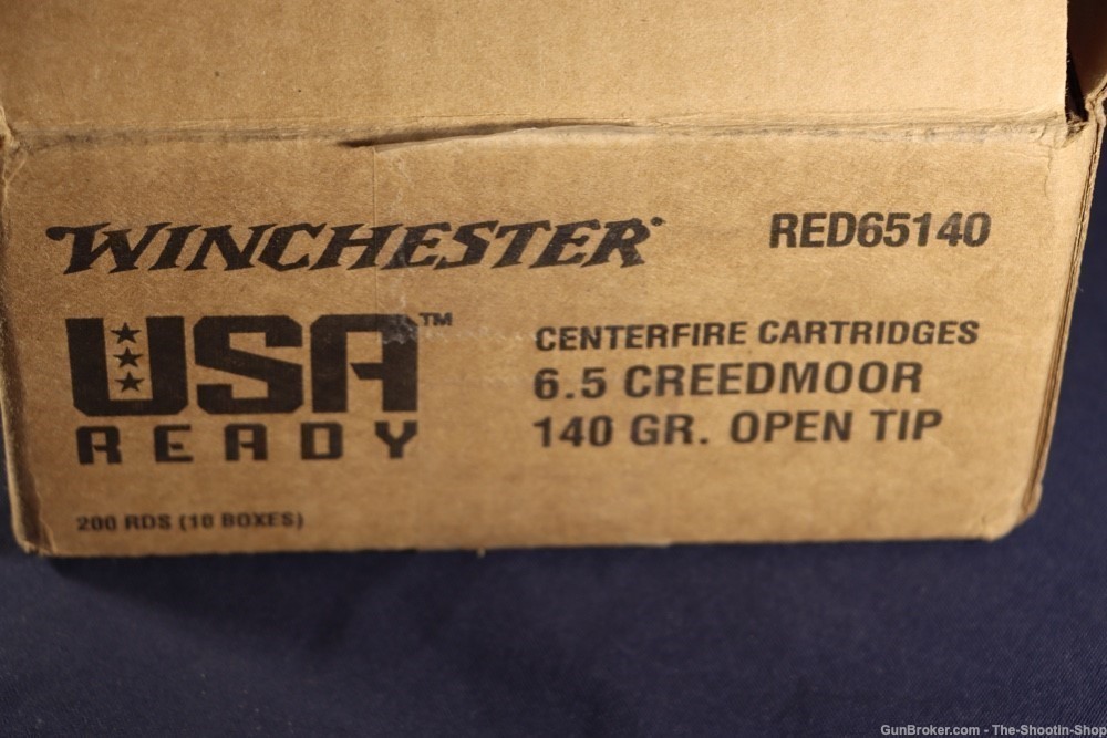 Winchester 6.5 CREEDMOOR Rifle Ammunition 200RD AMMO CASE Lot 140GR 6.5CRD-img-8
