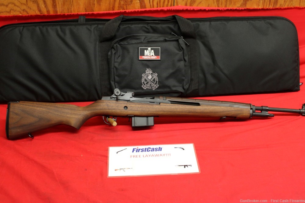 Springfield Armory M1A Standard 308Win, All Wood Stock.-img-0