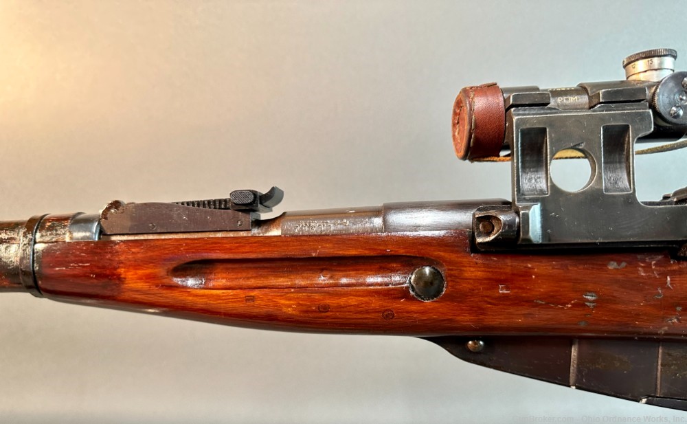 1943 Manufactured Russian Izhevsk Model 91/30PU Sniper's Rifle-img-12