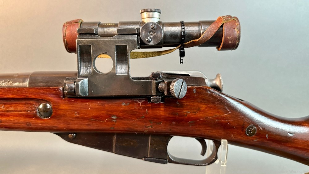 1943 Manufactured Russian Izhevsk Model 91/30PU Sniper's Rifle-img-13