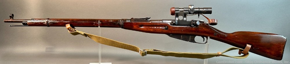 1943 Manufactured Russian Izhevsk Model 91/30PU Sniper's Rifle-img-1