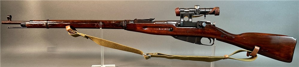 1943 Manufactured Russian Izhevsk Model 91/30PU Sniper's Rifle-img-0