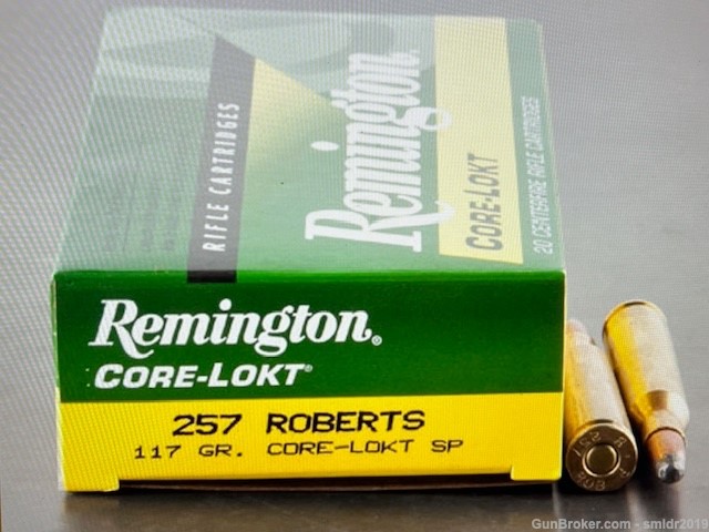 20 Rounds Remington 257 Roberts 117gr Core-Lokt Factory New Production!-img-0