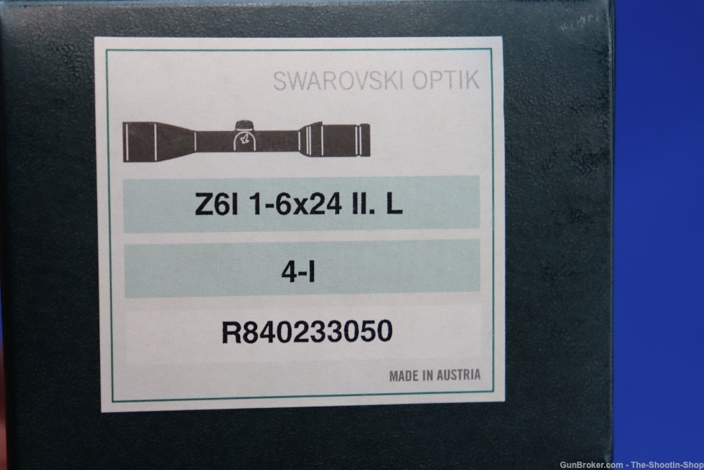 SWAROVSKI Z6I 1-6X24 II L Rifle Scope w/ American Defense Mount Illuminated-img-20