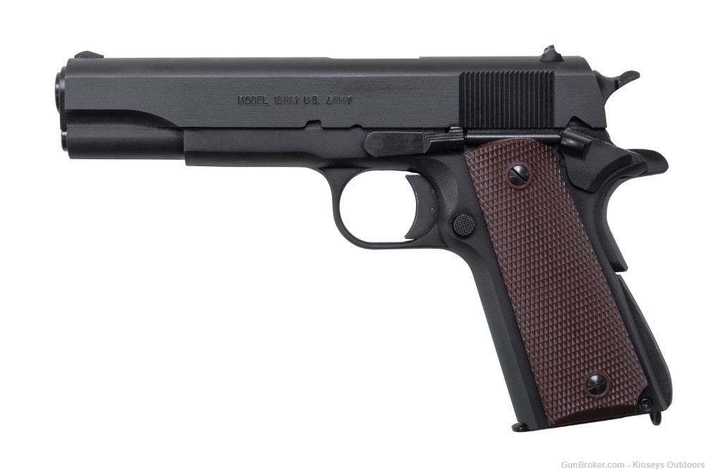 Auto-Ordnance 1911A1 GI Spec Commander Pistol .45 ACP 4.25 in. Black 7 rd.-img-0