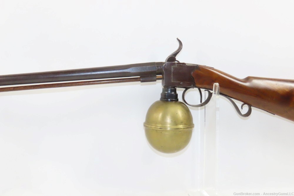 18th Century “WIND GUN” European BALL RESERVOIR Muzzleloading AIR GUN -img-13