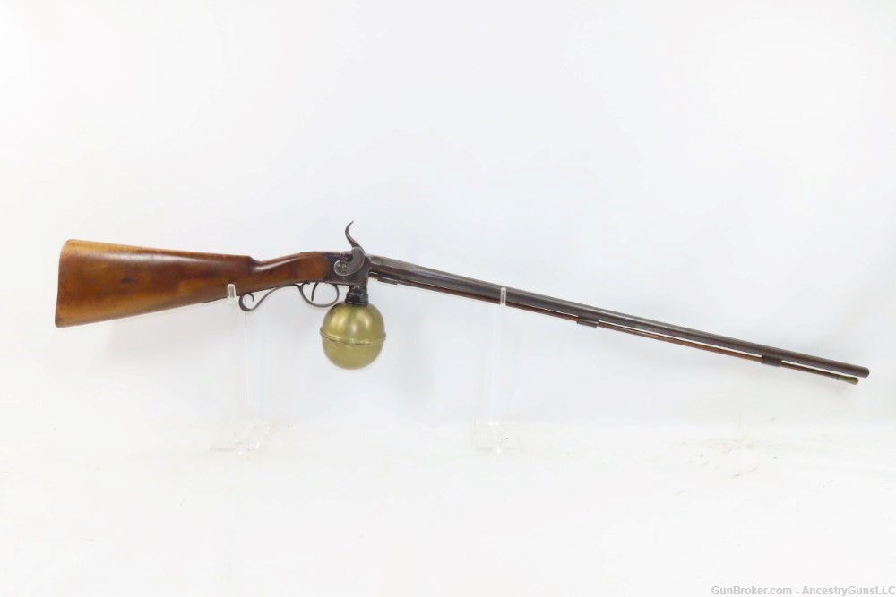 18th Century “WIND GUN” European BALL RESERVOIR Muzzleloading AIR GUN -img-1