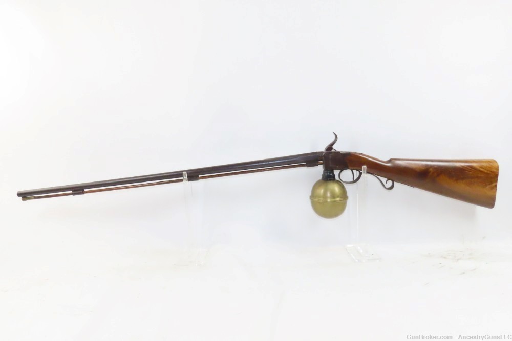 18th Century “WIND GUN” European BALL RESERVOIR Muzzleloading AIR GUN -img-11