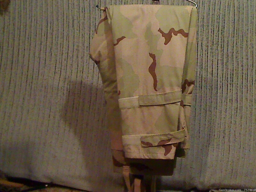 Desert Camo Chemical Protective Overgarment Large-Regular With Suspenders-img-4