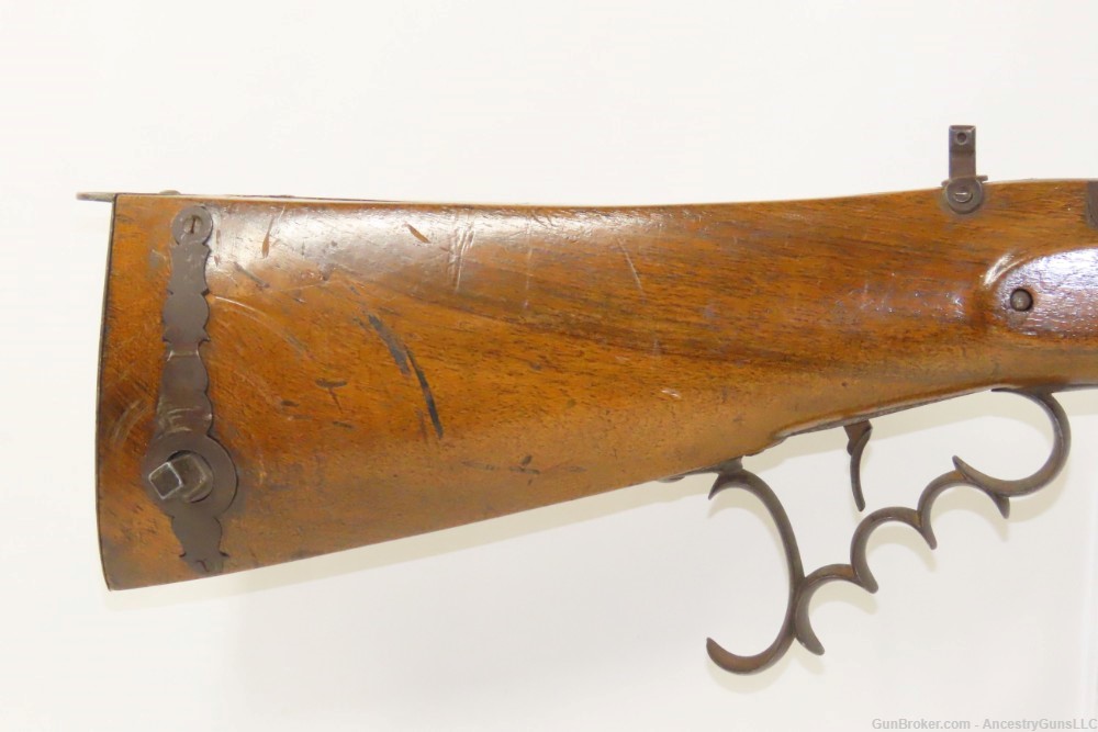 AUSTRIAN 19th Century F. HOVER Bellows Crank Handle Tip-Up Barrel AIR GUN  -img-15